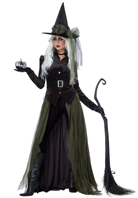 Dark bird witch costume